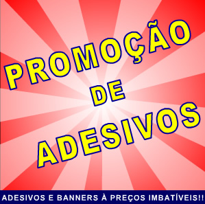 Promoção de Adesivos