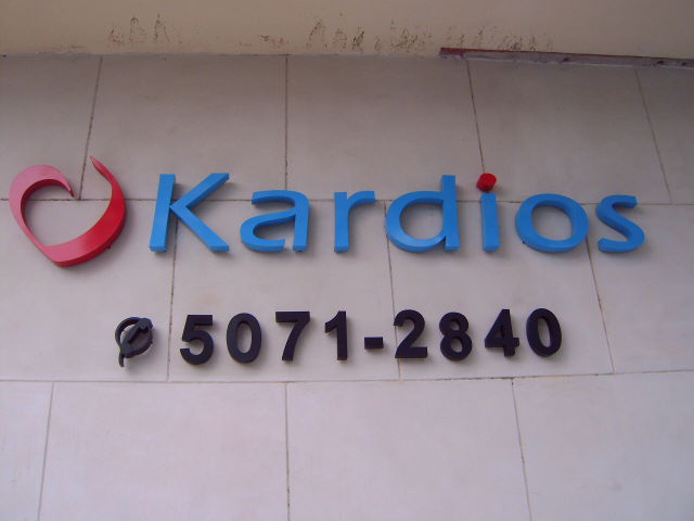 letra caixa Clinica kardios